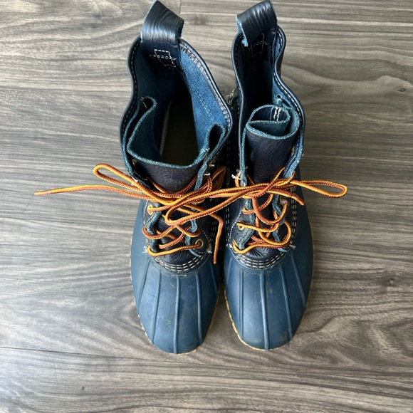 L. L. Bean Navy Duck Boots - Picture 4 of 9